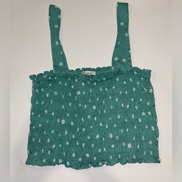 American eagle smocked flower tank top size small - Picture 2 of 2